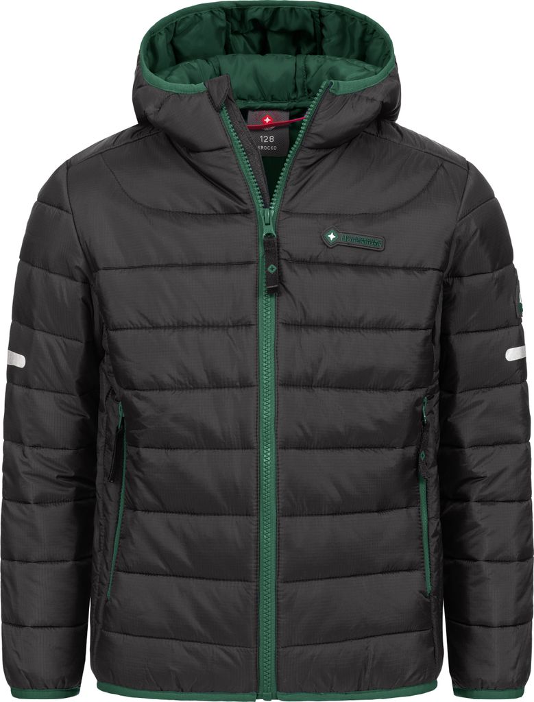 Höhenhorn Krocko Kinder Jacke Schwarz/Grün Gr. 176 Produktbild 