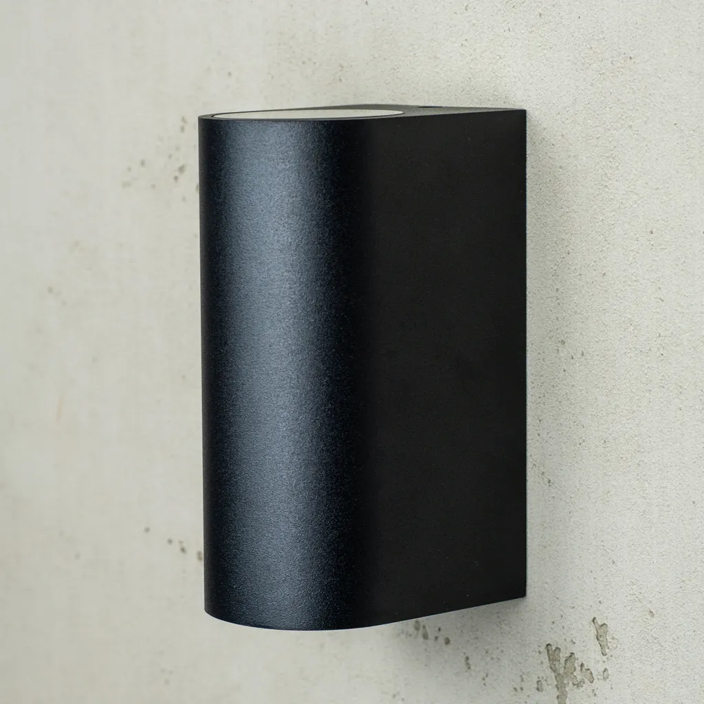 Applique extérieure Læsø Noir - Solution contre l'obscurité murale - 2