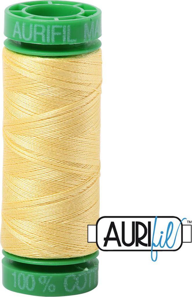 AURIfil Nähgarn MK40WT 1000m, 100% CO : 2115 Lemon AURIfil: 2115 Lemon