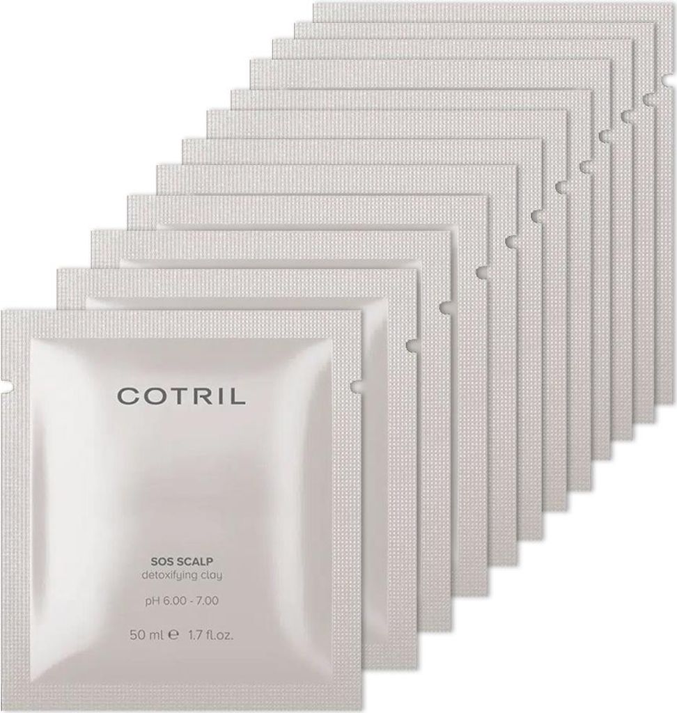 Cotril Scalp Care Detox Clay 12x50ml - entgiftende Tonerde