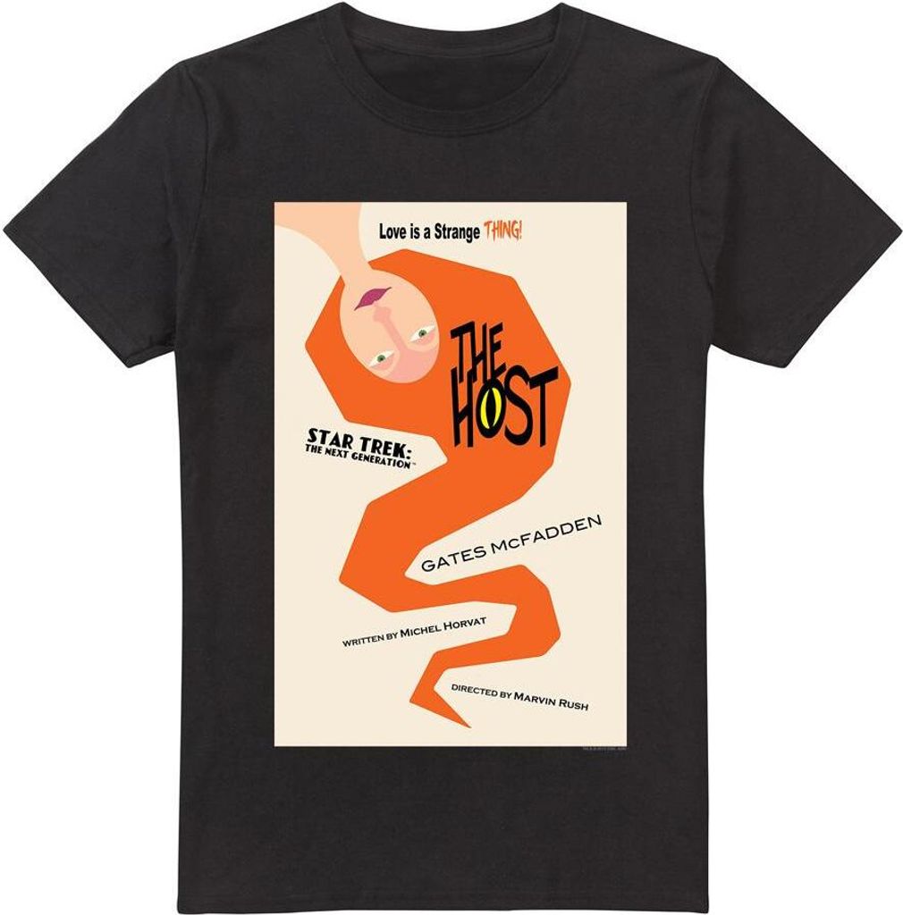 Star Trek - "The Next Generation Season 4 Episode 23" T-Shirt für Herren TV5338 (M) (Schwarz)