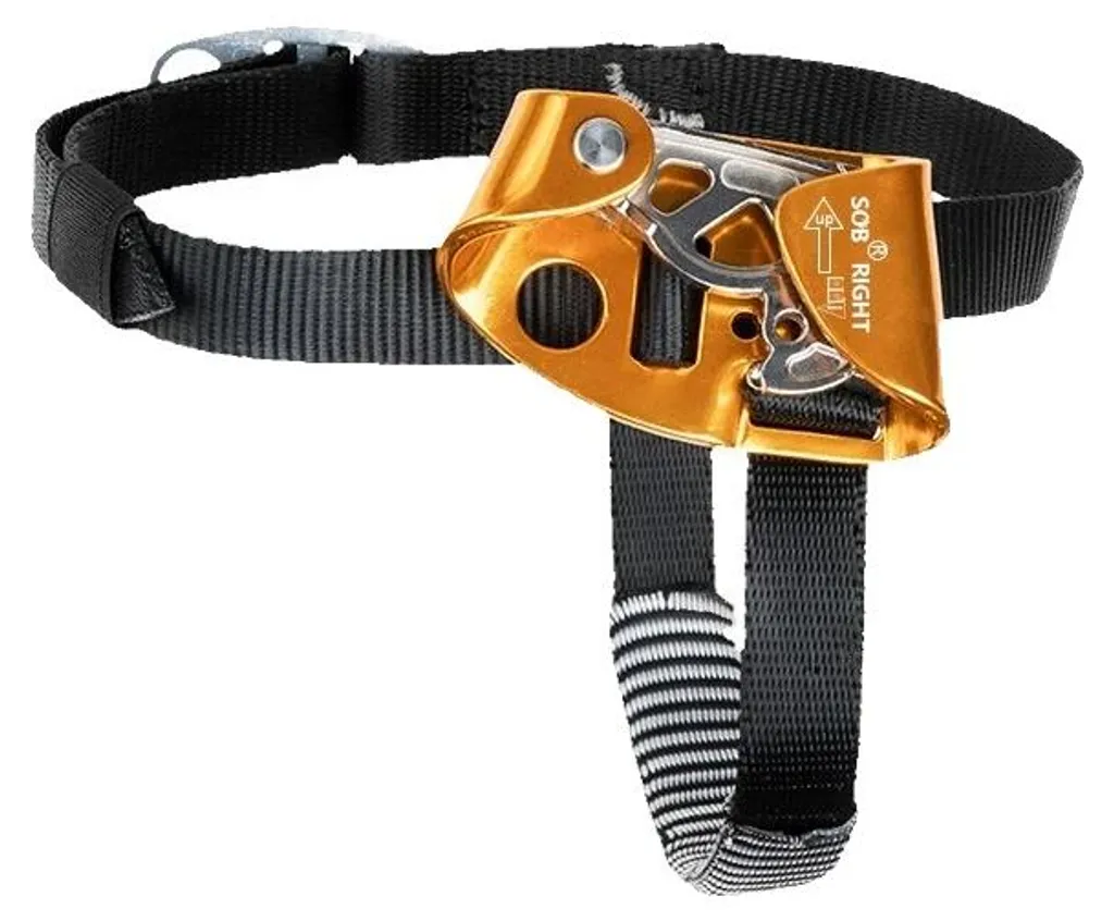 Sangle via ferrata ajustable en nylon résistant avec boucle de réglage