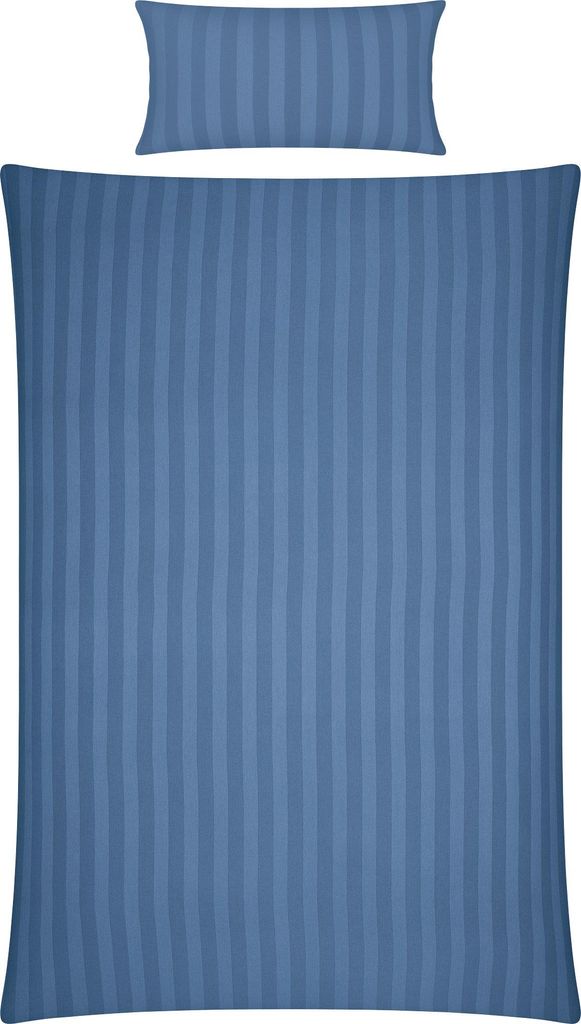 Erwin Müller Bettwäsche Fürth" blau 1x 135x200 cm + 1x Produktbild 