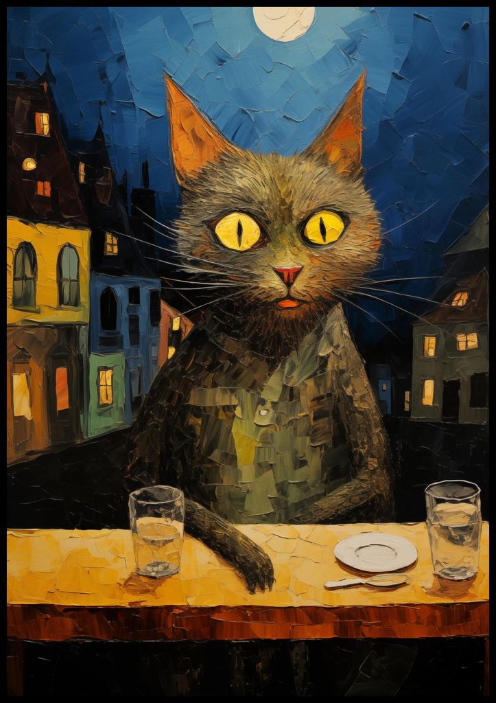 Plakat 70x100cm Nachtbeobachter