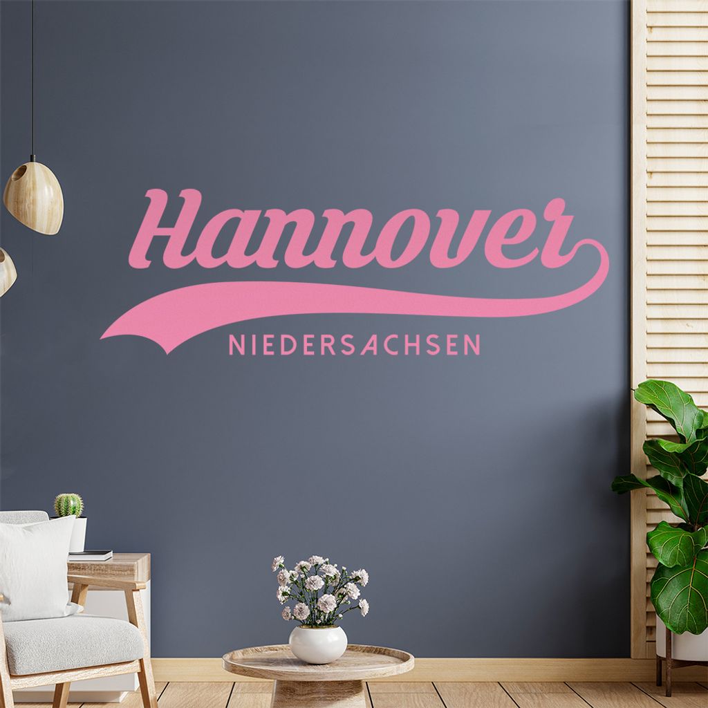 Hannover Niedersachsen Wandtattoo Wandaufkleber Wall Sticker - Dekoration, Küche, Wohnzimmer, Schlafzimmer, Badezimmer