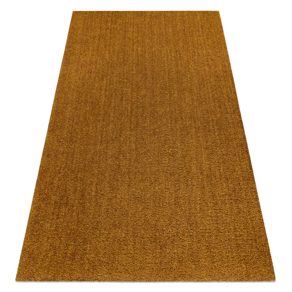 Tapis lavable grand format LATIO or jaune 240x340 cm haute qualité