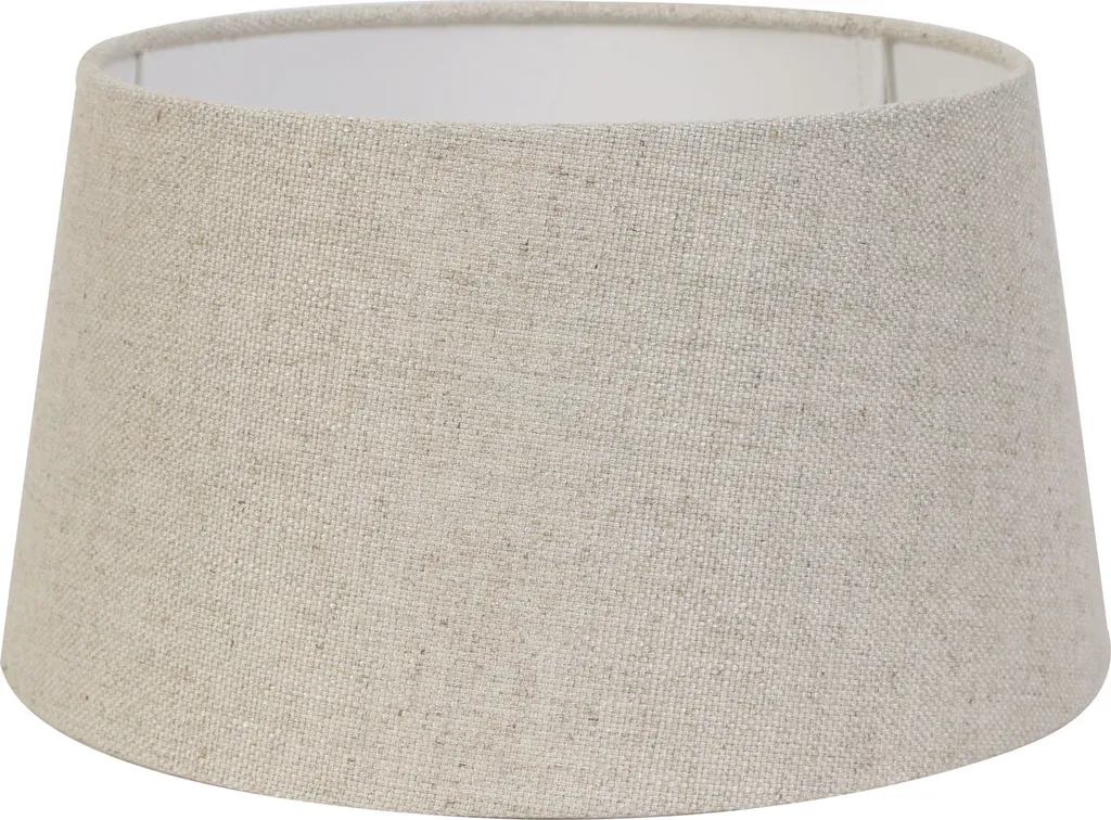 Abat-jour Cylindrique en Tissu Naturel 35-29-18 cm pour Lampe de Salon