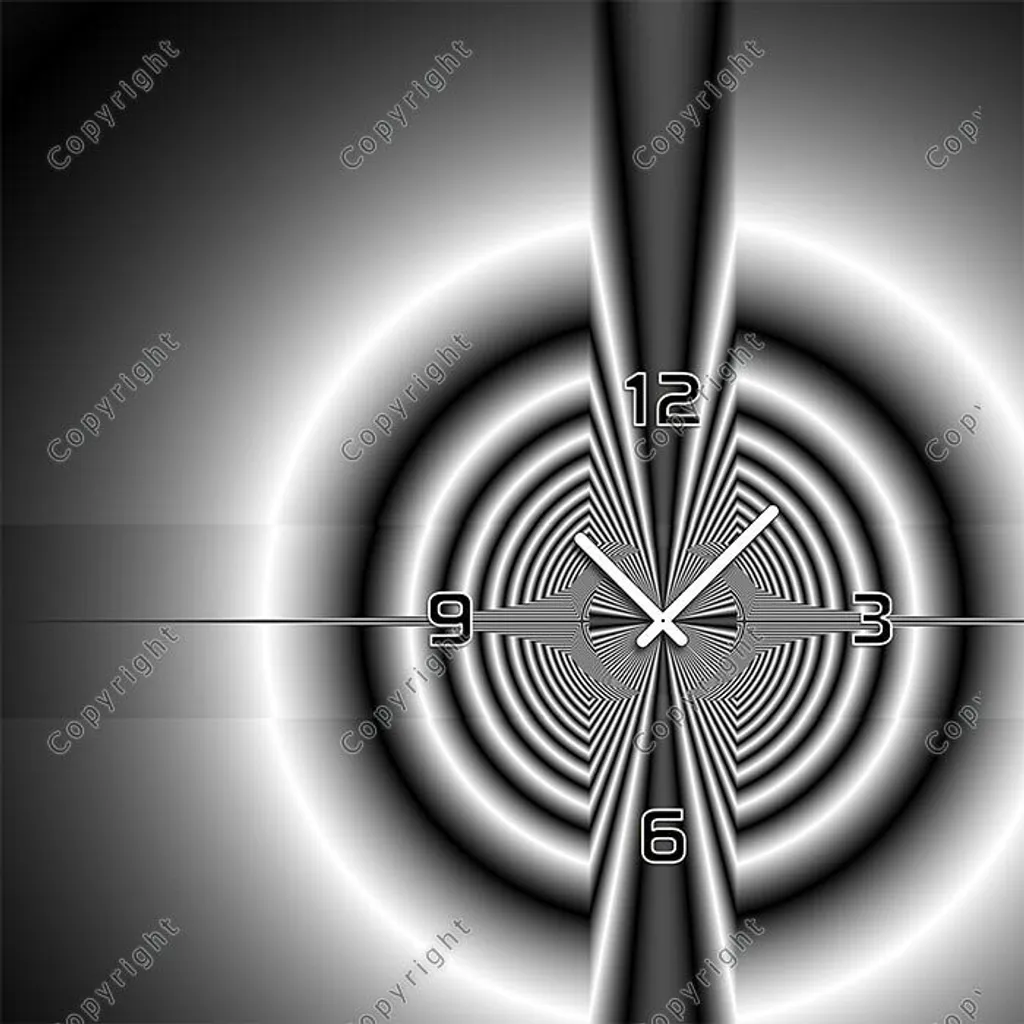 Orologio da Parete Dixtime 4076 | 30x30cm per Soggiorno Moderno