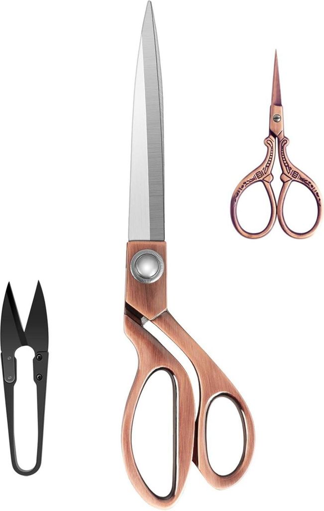 Set di forbici professionali da sarto in acciaio inox (25,4 Immagine del prodotto 