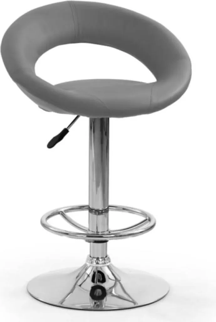 Tabouret de bar H-15 idéal pour repas quotidiens et îlot central noir