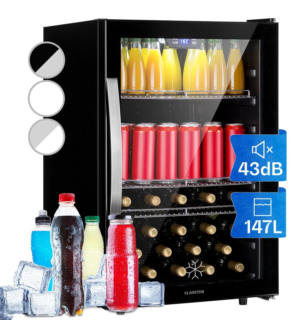 KlarsteinBeersafe 5XL, lednice, 147 l, 3 police, Obrázek produktu 