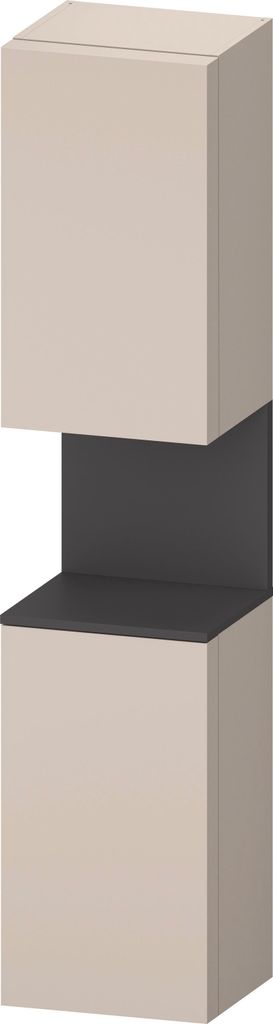 Duravit Qatego Hochschrank, Türanschlag rechts, 400x360x1760mm, Nische Graphit Matt, QA1346R49910010
