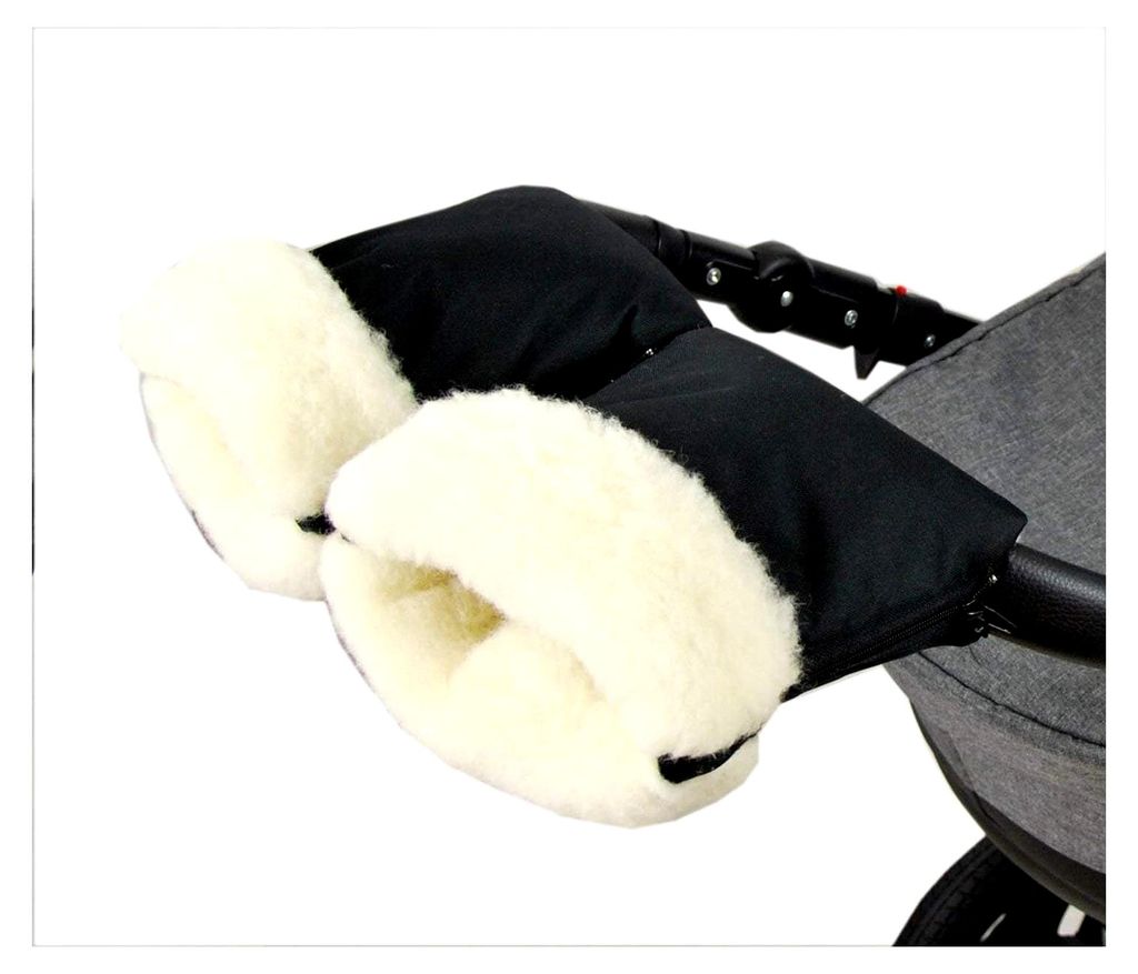 Handmuff für Kinderwagen Buggy mit Reißverschluss