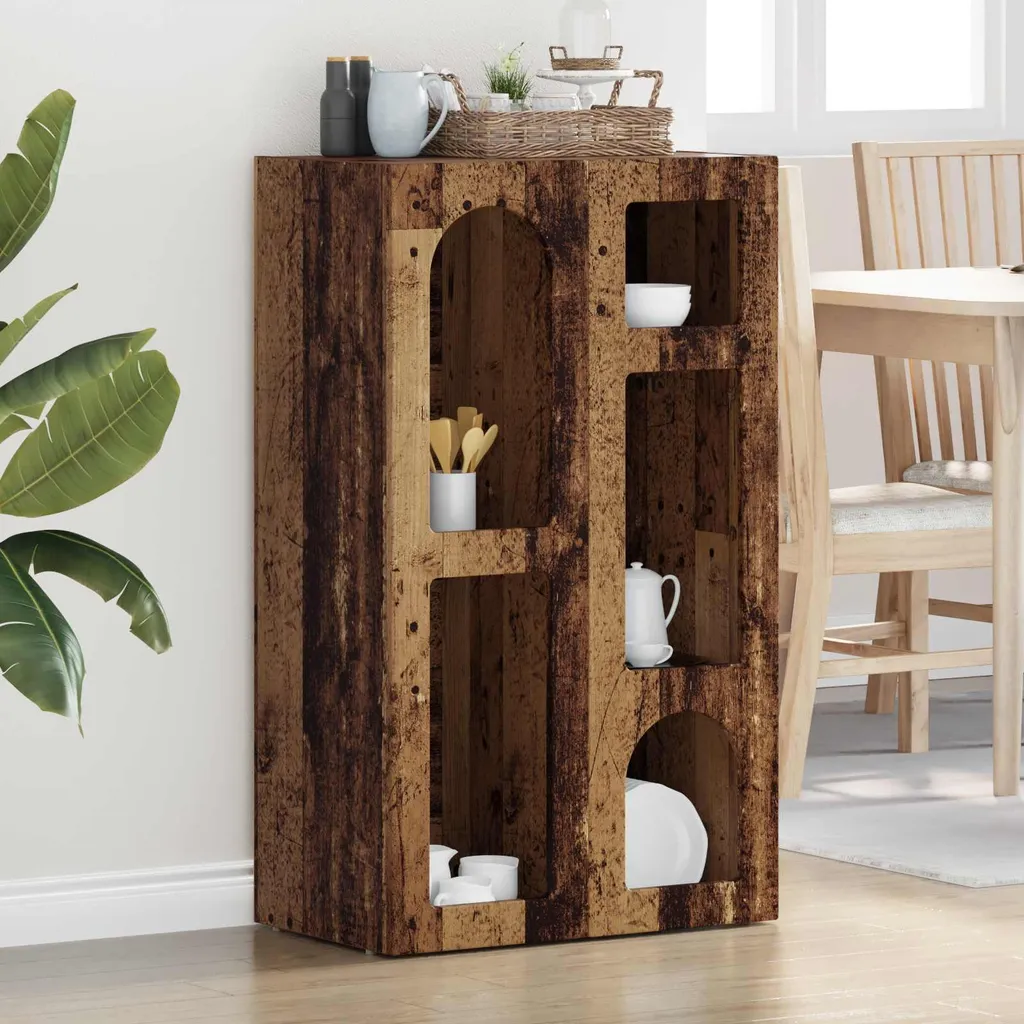 Maison Exclusive - Credenza in legno antico 59 x 35 x 100,5 cm Materiale ligneo