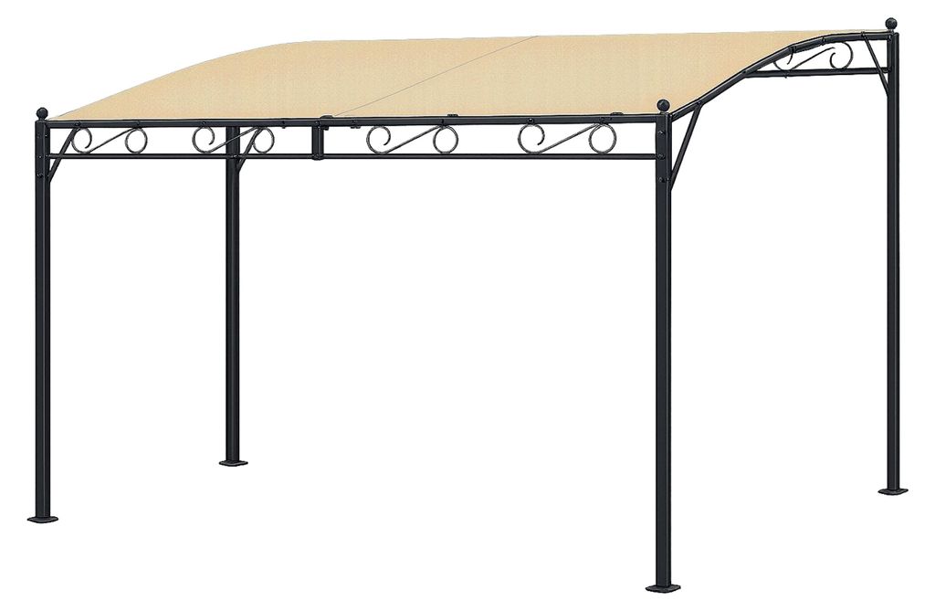 Náhradní střecha 250x300cm pergola kryt terasy písek Obrázek produktu 
