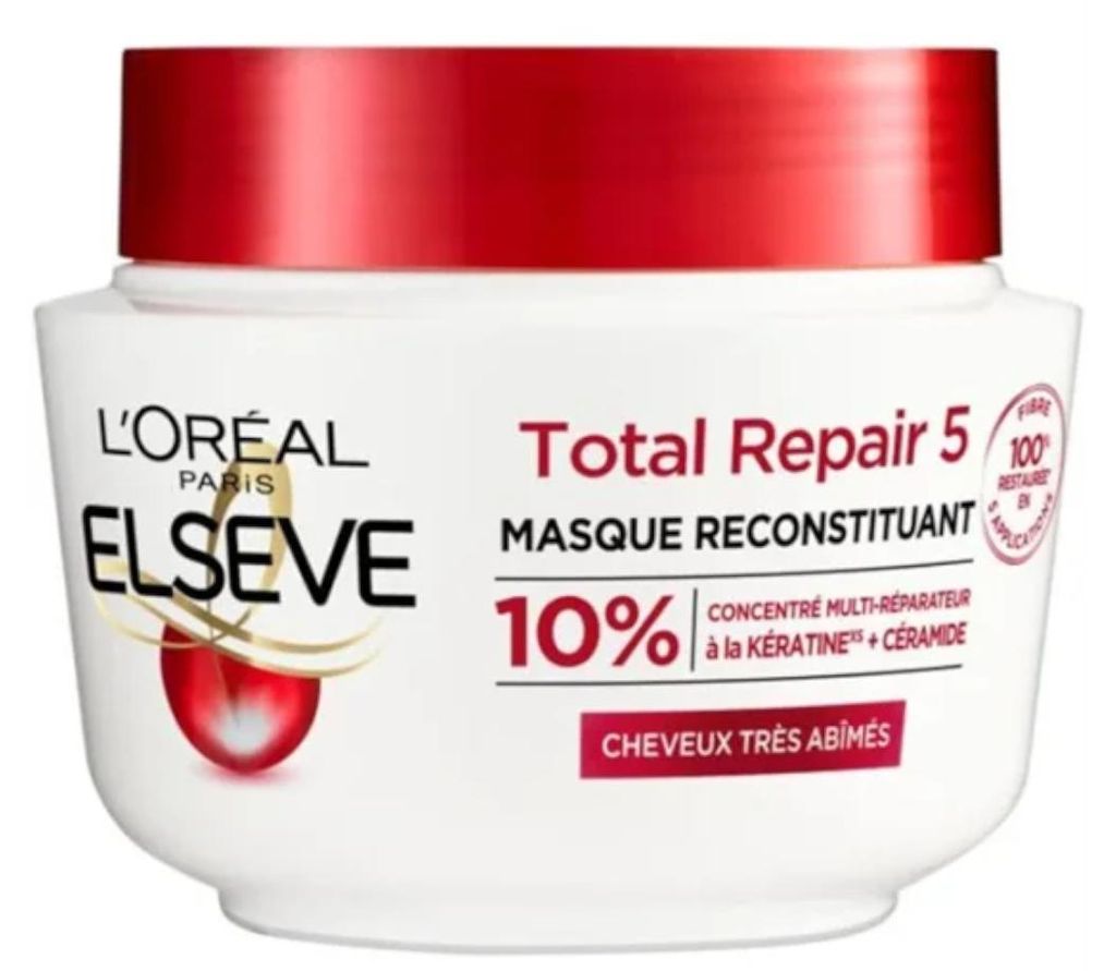 L'Oréal Paris Elvive Total Repair 5 Replenishing haarmasker beschadigd haar 310ML