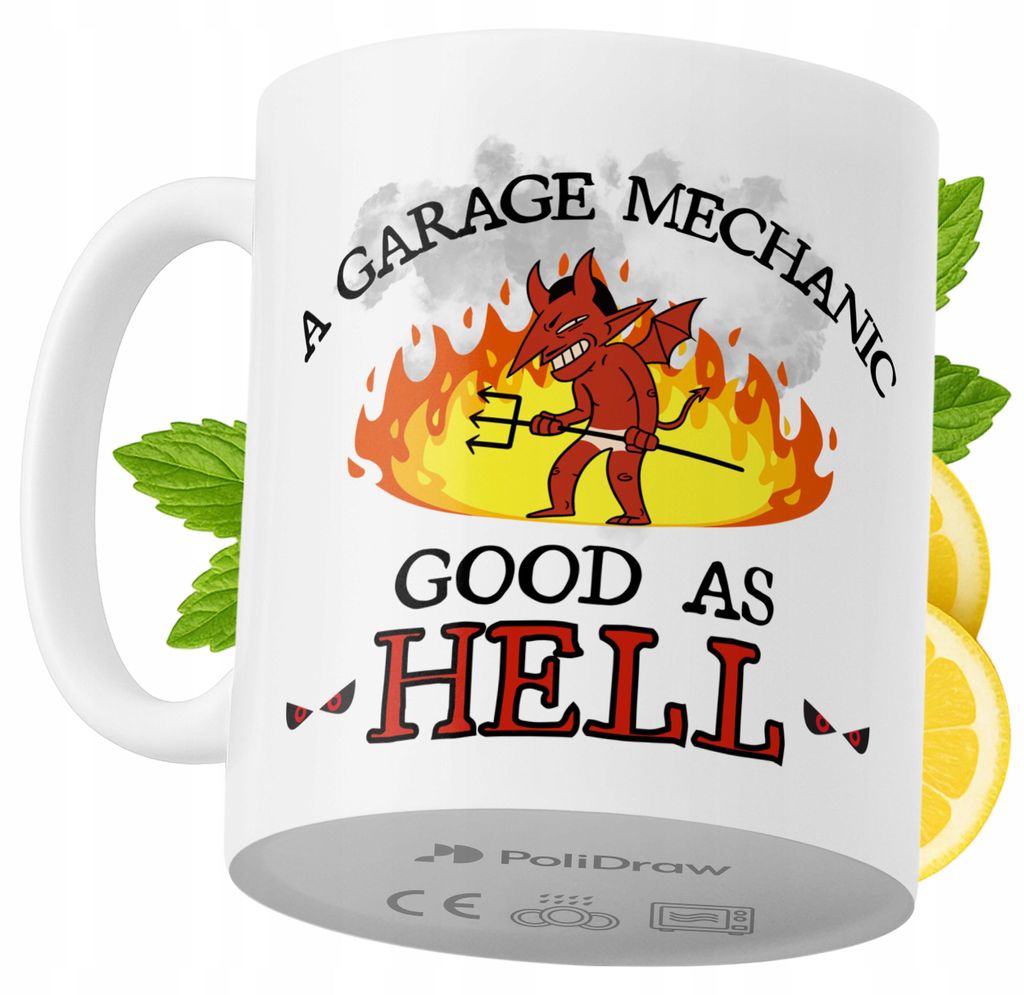 Lustige Kaffeetasse mit witzigem Textdesign für Kfz-Mechaniker - ideal für Geburtstage, Namenstage und Feiertage. Hochwertige Tasse für besonder...