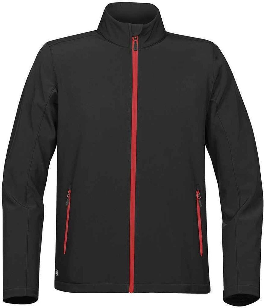 Stormtech - "Orbiter" Softshelljacke für Herren PC4456 (XXL) (Schwarz/Leuchtend Rot)