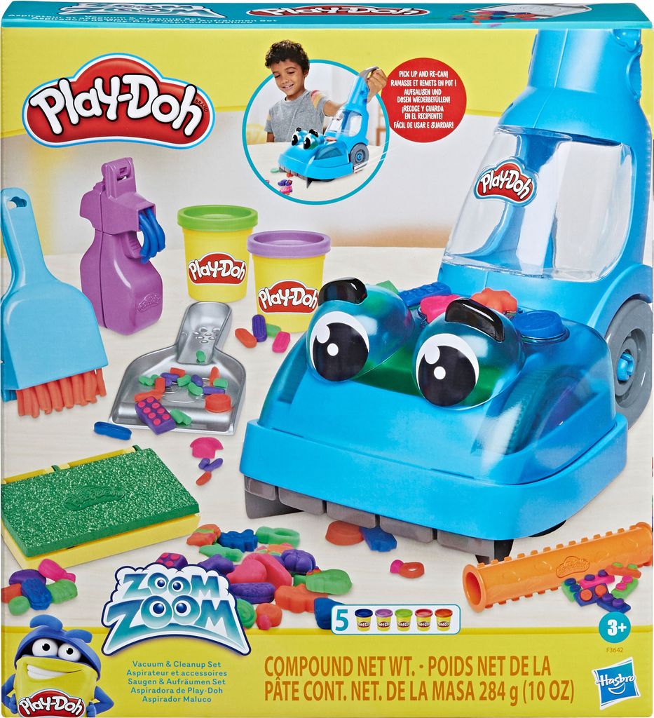 Play-Doh Zoom Zoom vysávač a čistiaca súprava s modelovacou Obrázok produktu 15