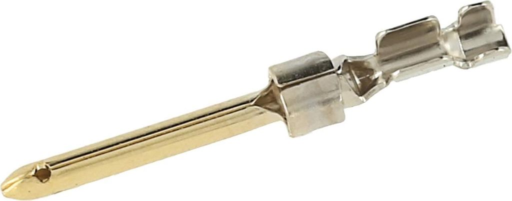 D-Sub Crimpkontakt Kontaktstift (M) 0,34mm² - 0,5mm² AWG22 - AWG20 gold/silber, 1 Stück Werkstoff Kupferlegierung - 1