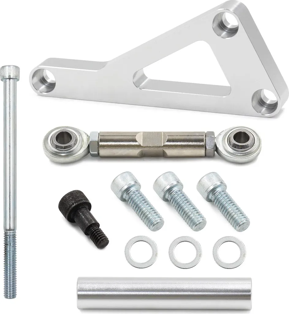 Kit Staffa Alternatore Chevy SBC 350 Alluminio per Pompa Lunga - 1
