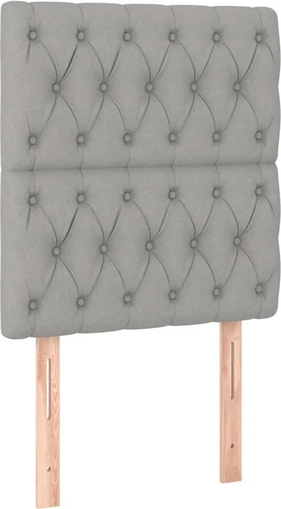 OCCASIONE! SYFAX™ Testiera Grigio Chiaro 80cm - Prezzo Imbattibile