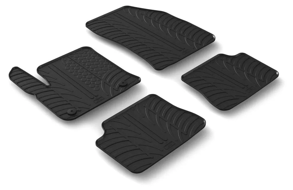 Tapis Opel Corsa F et Peugeot 208 électrique Lampa en caoutchouc sur mesure