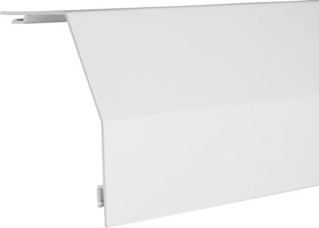Couvercle de transition RK 150 rws 150x110mm blanc pour goulotte 2m