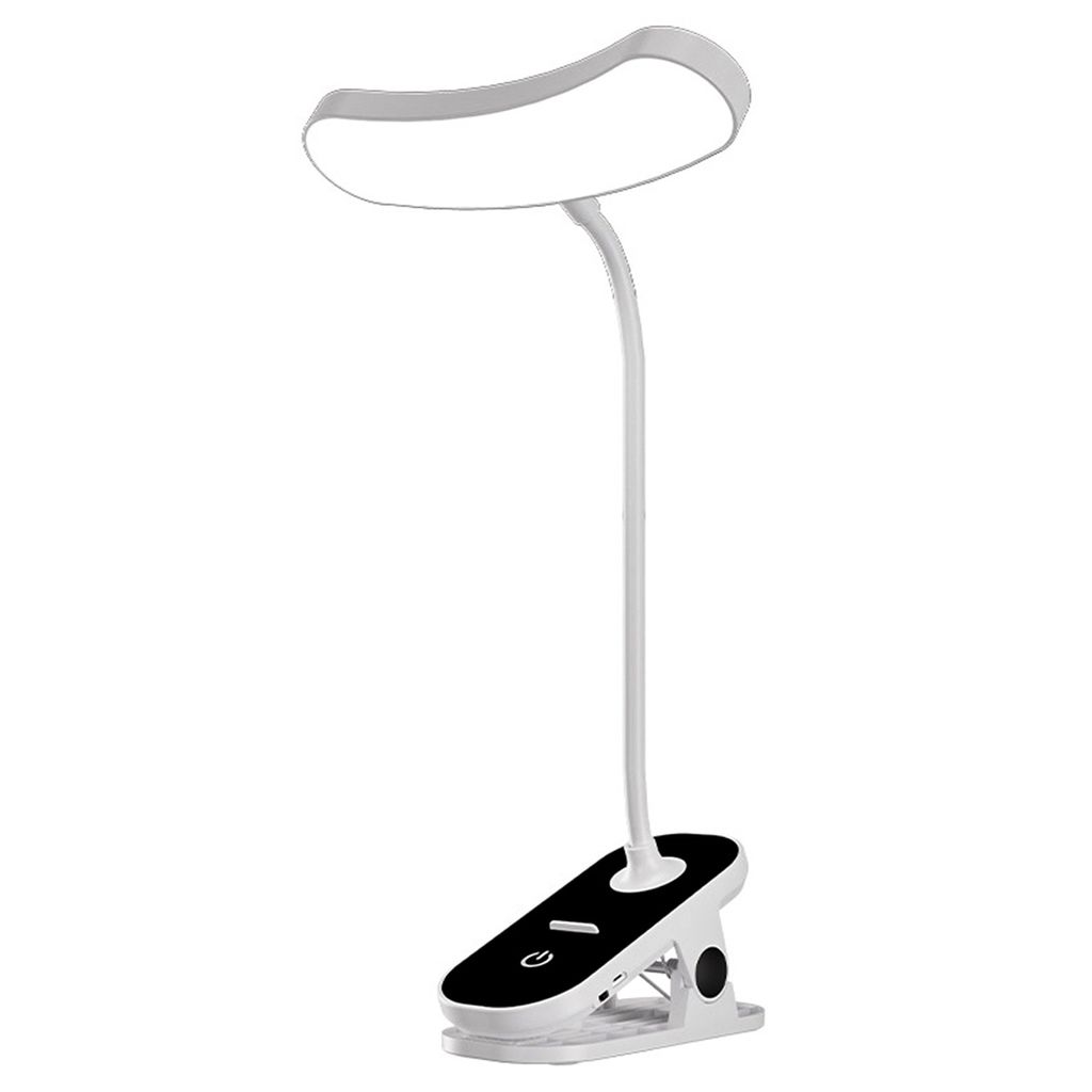 Tragbare Clip Lampe,360° verstellbare LED Leselampen mit stufenlosem Dimmen, USB C Ladung,Kann geklemmt, aufgehängt oder flach gelegt werden