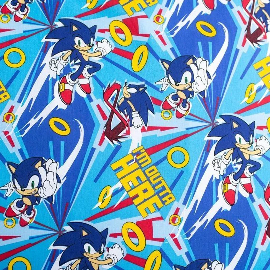Sonic the Hedgehog Let's Go 140x200 - Gaming Bedding Set - 5
