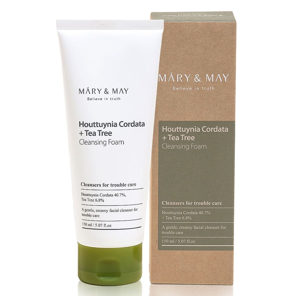 Mary&May Houttuynia Cordata + Tea Tree Cleansing Foam 150ml Zdjęcie produktu 