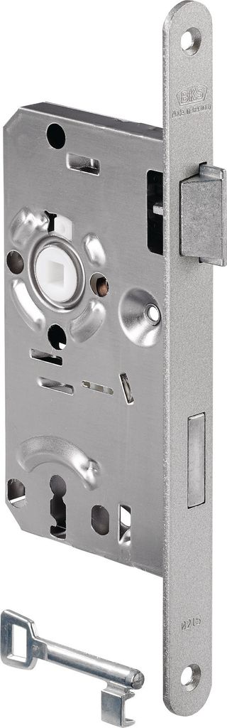 BKS Zimmertür-Einsteckschloss nach DIN18251 0215 Kl.1 BB DIN rechter Dorn 55mm Entfernung 72mm - 2150127