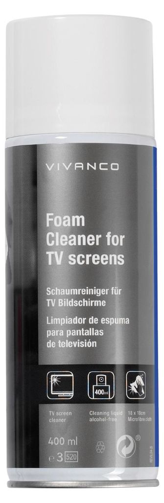 400 ml Schaum für PC-, TV- und Smartphone-Bildschirme