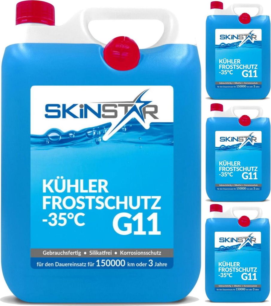 SkinStar G11 Kühlerfrostschutz -35°C Kühlflüssigkeit Kühlmittel Schutz Auto 20l