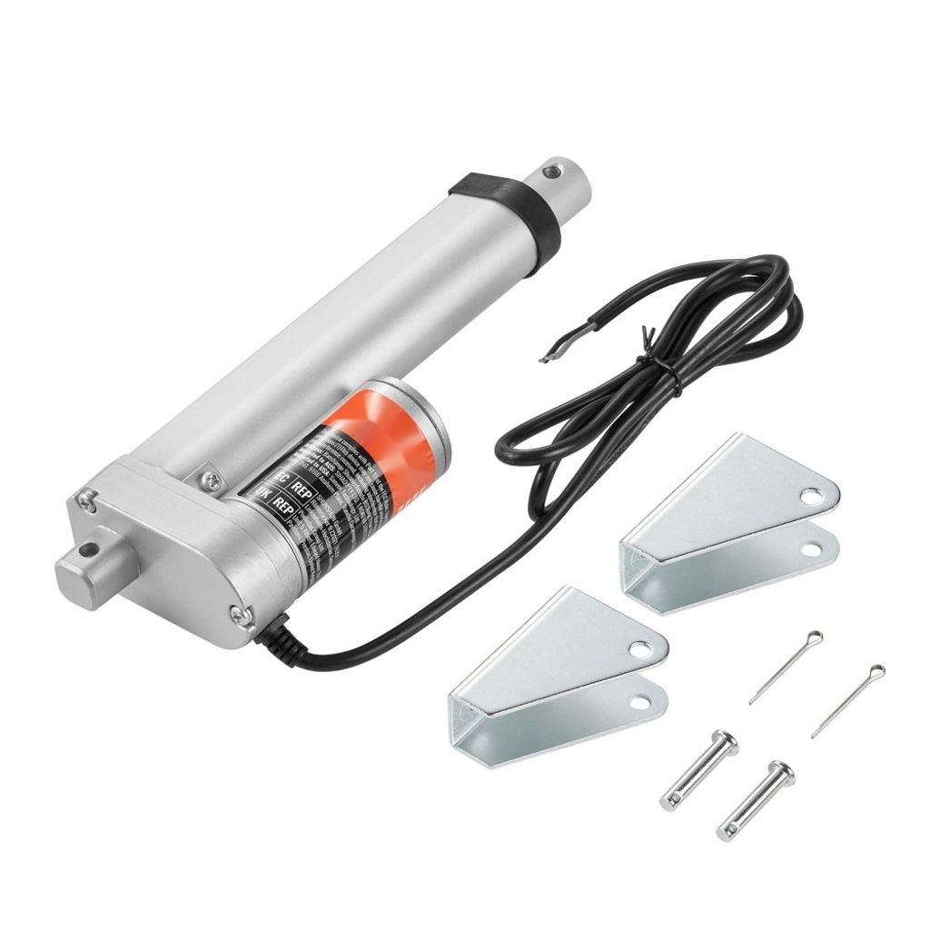 1500N Linearactuator DC 12V - Linearantrieb IP54 - Elektrischer Linearmotor 100mm Hublänge - Geräuschpegel ≤ 60dB - Elektrischer Türöffner 5 ...