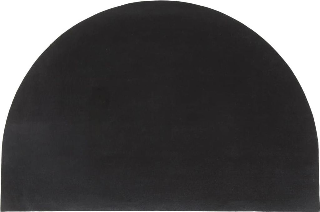 vidaXL Fußmatte Natur Halbrund 60x90 cm Kokosfaser Getuftet Produktbild 