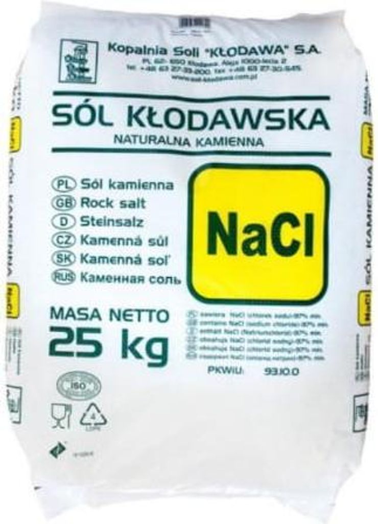 Weisses, Grob Gemahlenes Salz Aus Kłodawa, 25 Kg, Salzbergbau Kłodawa