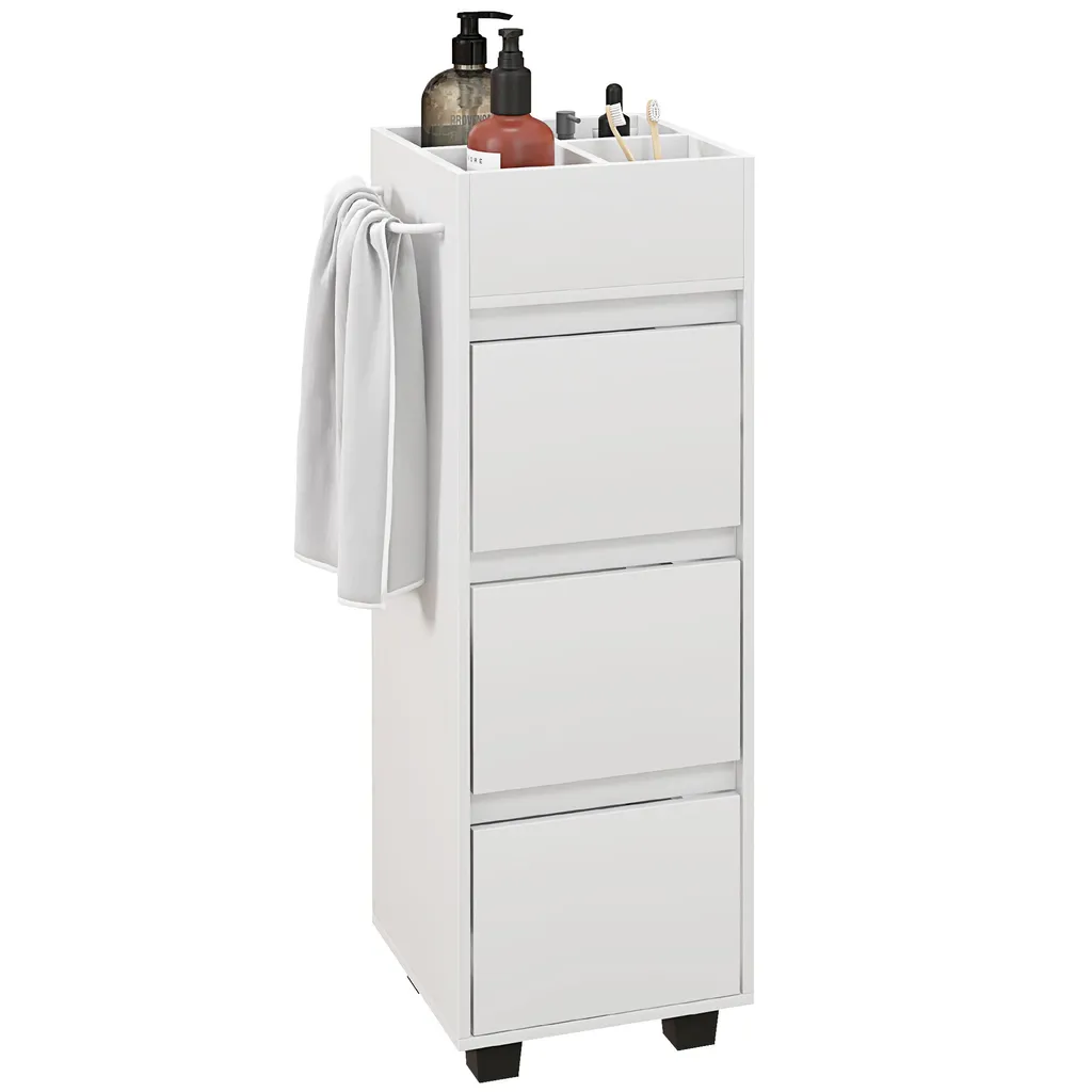 Meuble de Salle de Bain pour Espaces Étriroits 35cm avec Rangement