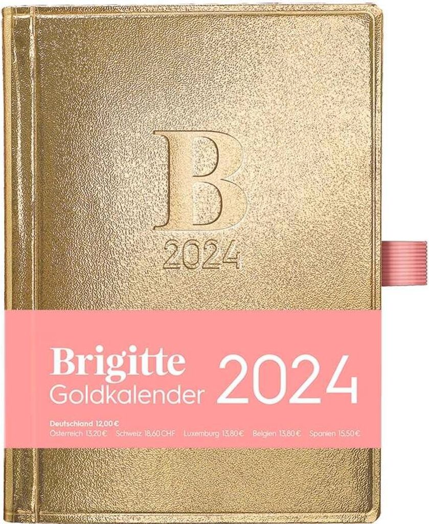 Brigitte Goldkalender 2024 - Buchkalender - Taschenkalender Produktbild 