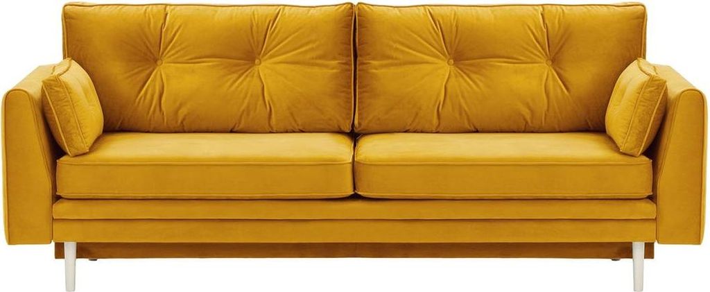 Schlafsofa mit Bettkasten Amelia-Velluto 8-white