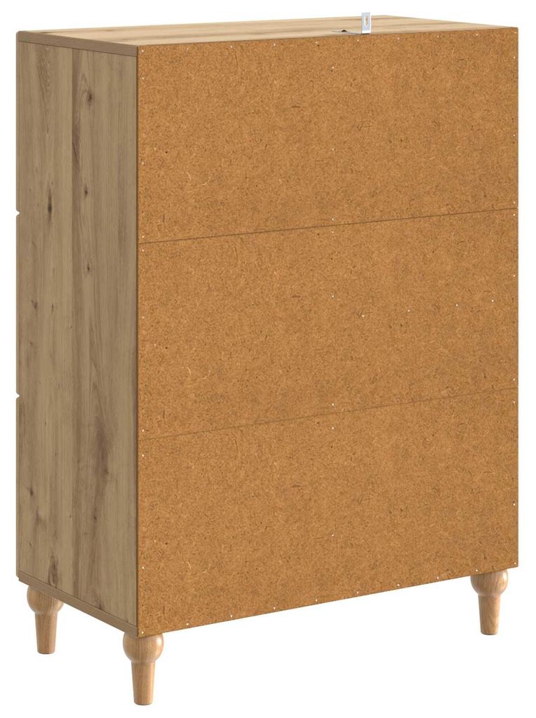 Maison Exclusive - Sideboard Artisan-Eiche 66 x 34,5 x 90 cm Holzwerkstoff