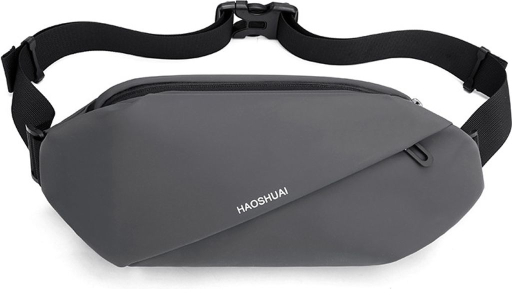 Neu Herren Gürteltasche Outdoor Running Handytasche Multifunktions Brusttasche mit großem Fassungsvermögen Freizeit One-Shoulder Messenger Bag (...