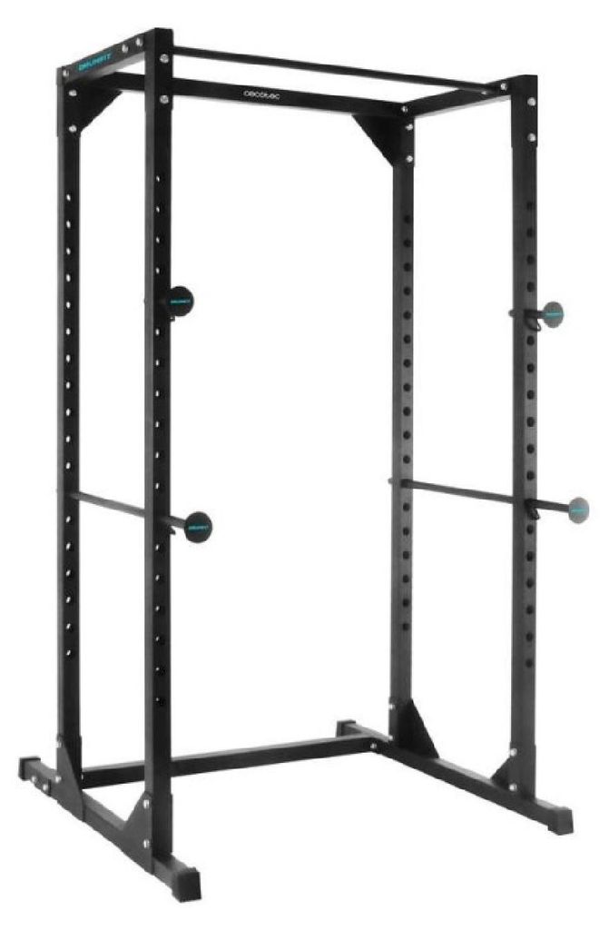 Power Rack. Gewichtstrainingskäfig für sicheres Training mit hohen Lasten und Klimmzügen.
