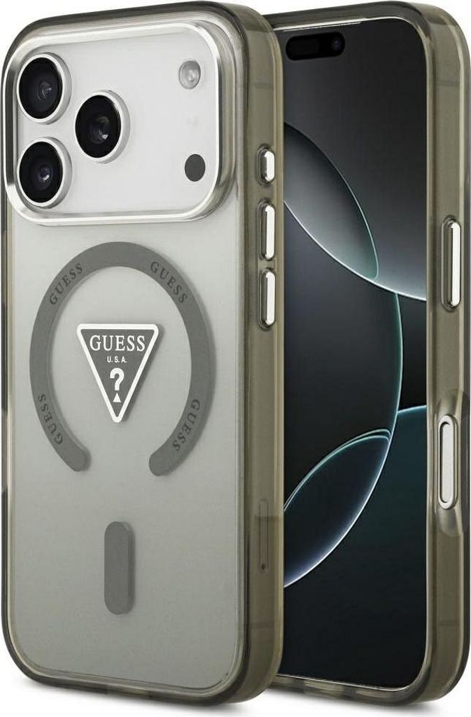 Guess - IML Gradient Triangle Logo MagSafe (GUHMP17XHGTMLCGA) - iPhone 17 Pro Max - Khaki