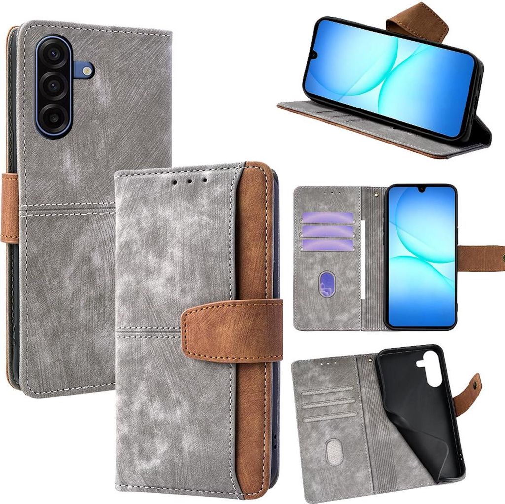 Handyhülle Kunstleder Klapptasche für Samsung Galaxy A17 5G Kartenfächern & RFID