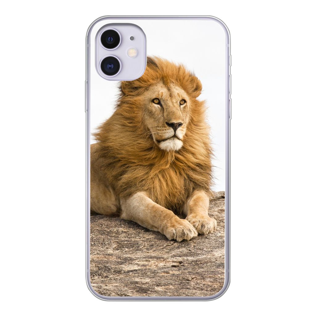 MuchoWow® Handyhülle Schutzhülle Hülle für iPhone 11 Löwe - Produktbild 