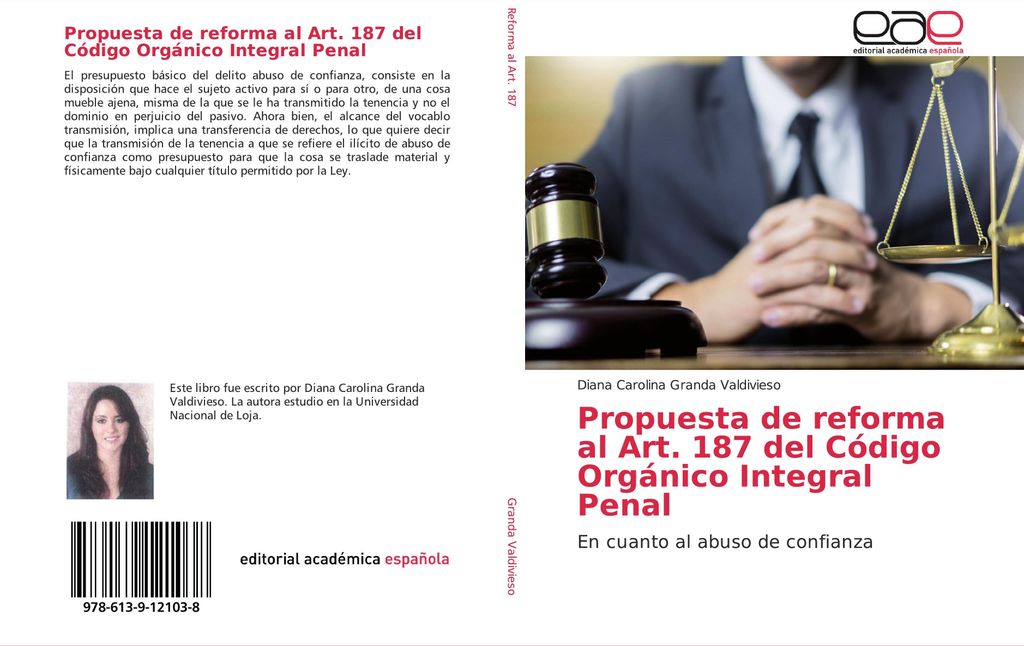Propuesta de reforma al Art. 187 del Código Orgánico Integral Penal