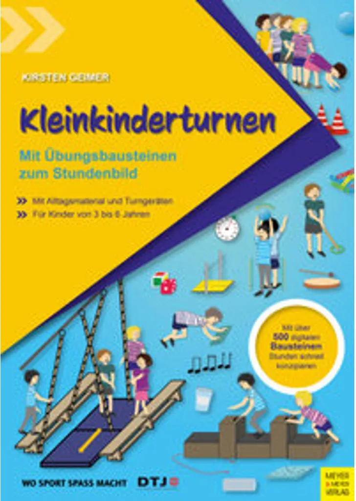Parcours d'obstacles Kleinkinderturnen pour gymnastique enfantine à la maison
