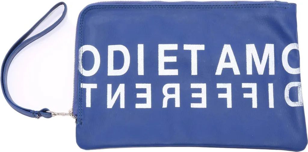 Pochette bleue VEG ODIO ET AMO 2159AM pour ranger vos essentiels avec style
