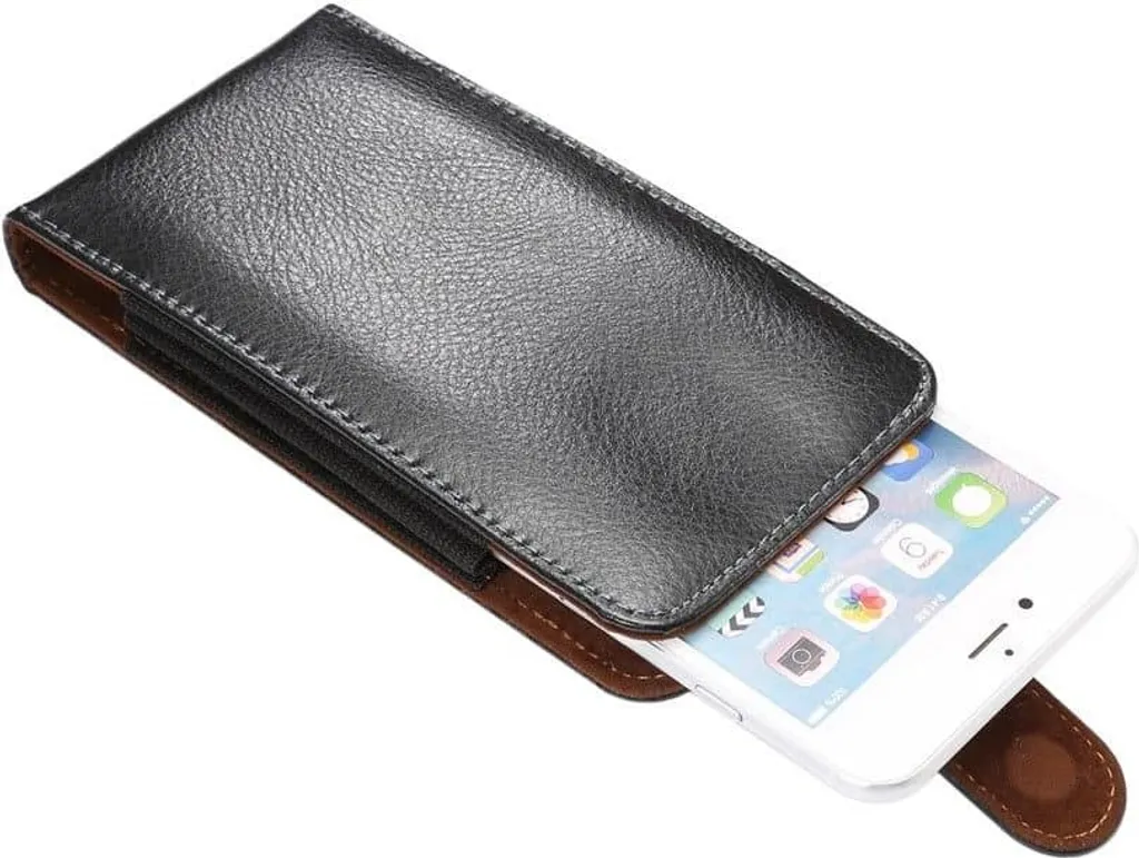 Fondina Cintura Huawei Enjoy 50z | Vera Pelle Ultra-Resistente 360 - 3